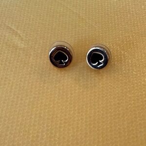 Kate Spade Silver Spade Stud Earrings